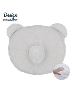 Candide P'tit Panda Pillow 21x19 cm Grey
