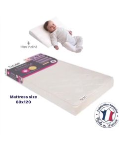 Tineo Seasonal Mattress 60x120 +15degree cot wedge 60x120