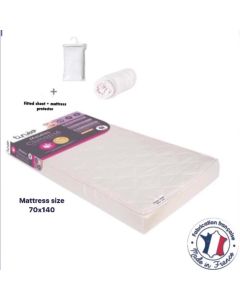 Tineo Seasonal Mattress 70x140 + Fitted Sheet + Protector