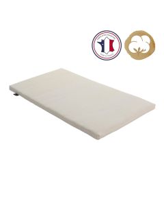 Candide Rolled Travel Mattress 60x120cm Ecru Cotton