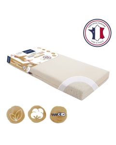 Candide Organic Cotton Mattress 60x120x12 cm