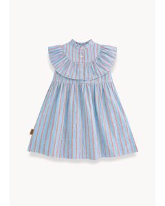 Dress w Ruffles Stripes