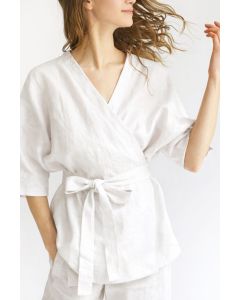 Wrap Blouse Linen Women