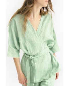 Wrap Blouse Linen Women