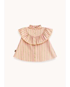Blouse w Ruffles Stripes