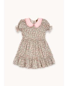 Dress w Collar Flowers