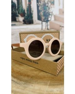 Sunglasses Round TPEE Female Pink 3-8Years