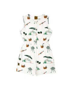 Jumpsuit Goose Print