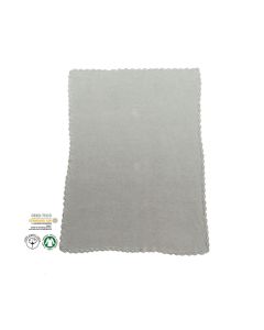 Niu Org. Cotton Blanket Crochet Grey