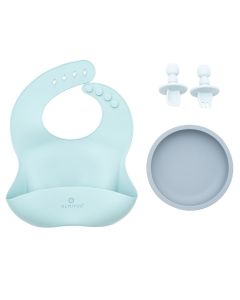 Olmitos SC 4 Piece Silicone Tableware Blue