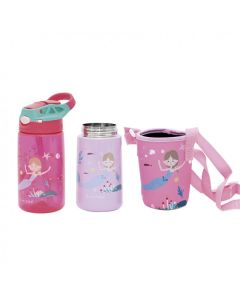 Olmitos Tritan & Steel Bottle Set Mermaid