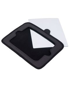 Olmitos Plush Infant Rear View Mirror + Tablet Support Black