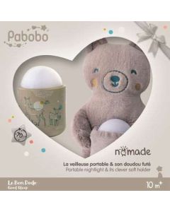 Pabobo Portable NightLight 70h Gift Box Beige