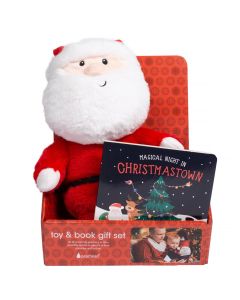 Pearhead Santa & Board Book Set