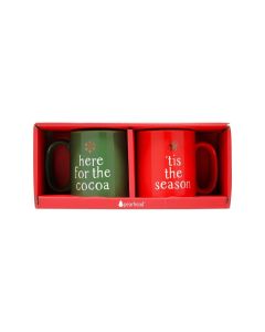 Pearhead Holiday Tis The Season Mug Set