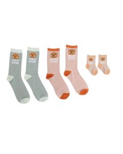 Pearhead Woodland Family Sock Set