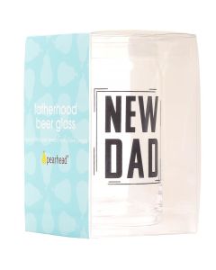Pearhead New Dad Beer Glass