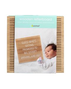 Pearhead Natural Wood Letterboard