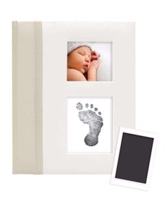 Pearhead Classic Babybook Grey