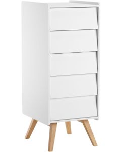 Vox Dresser VINTAGE 5 Drawers Casing White
