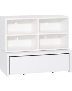 Vox Cabinet RTV YU +Platform+Drawer 106x53 White/White