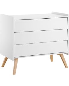 Vox Dresser 3 drawers Vintage FR white/oak/white