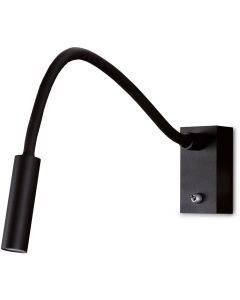 Vox Wall Lamp RIDER by MAXLIGHT Black Metal W0046