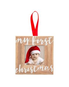 Pearhead My First Christmas Wooden Ornament